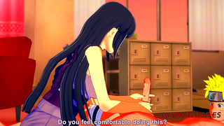 Hinata Tempts Naruto with Seductive Caresses Fiery Creampie Finale