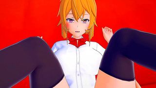 Soma Erina Heat Up Kitchen with Steamy Reconciliation in Food Wars