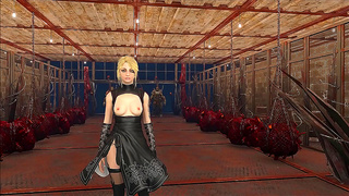 Blonde Beauty Sashays Through Fallout Wasteland in Steamy Anime Tryst