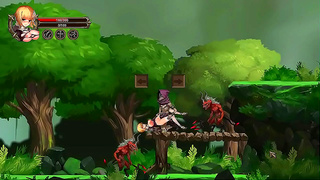 Blonde Temptress Seduces Asmodeus in Fiery Demon Encounter