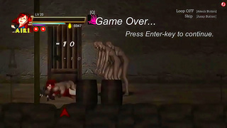 Redhead Tempts Hells Demons in Steamy Hentai Encounter with Creampie Action