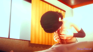 Sarada Teases Naruto into Wild Bliss – Creamy Blowjob Adventure Unfolds