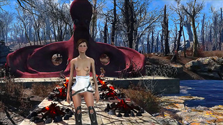 Brave Brunette Meets Wasteland Lover in Hot Fallout-Themed Hentai Fantasy