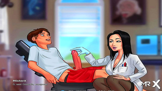 Student Tempts Strict Sensei with Forbidden Summer Flirtation in Classroom