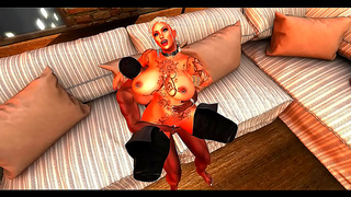 Blonde MILF Gets Plowed by Big Dick in Wild Hentai Anal Ride