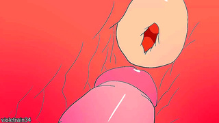Bakugo Dominates Ochako with Fiery Passion, Claiming Her Completely