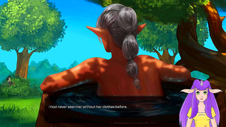 Elven Queen Reveals Her Secrets in Sultry Bath Tryst – A Forbidden Fantasy Unfolds