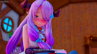 Starlit Rendezvous: Granblue Fantasys Steamy Celestial Union – Full HD