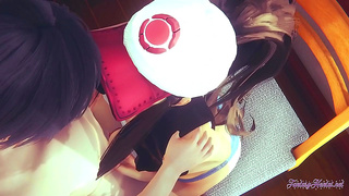 Hilda Tempts Pokmon Trainer with Sultry Moves creampie Fun