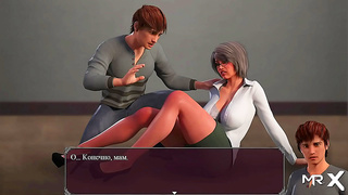 Teen Cartoon Cutie Tempts with Sultry Caresses in Hot Animated Tryst