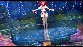 Alluring Hentai Vixen Dances Sensually to Steamy Rhythms in Hypnotic MMD Show