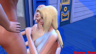 Jiraiya Claims Narutos Milf Bride in Wild Three-Way Hentai Encounter