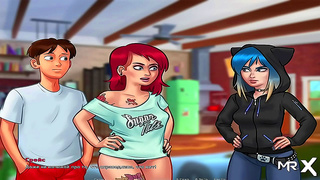 Teen Goddess Ignites Hot Summer Passions in Wild Hentai Adventure