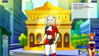 Harley Quinn Seduces Mature Blonde in Steamy Batman-Themed Anime Tryst