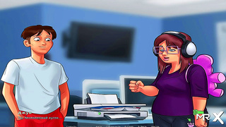 Teen Summer Fling Ignites Hot Creampie Action in Sultry Animation