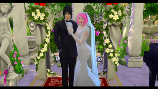 Sakuras Hot Wedding Night Escapade with Naruto Ignites in Wild Hentai Desire