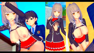 Azusas Busty Charm: Steamy Tit-Fuck Handjob Bliss – Naughty Hentai Dream
