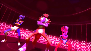 Bunny Fox Maidens Seduce with Alluring Dance in Hot 3D Hentai Fantasy