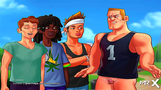 Steamy Summer Nights Ignite Busty Milf Fantasies in Animated Lust Frenzy
