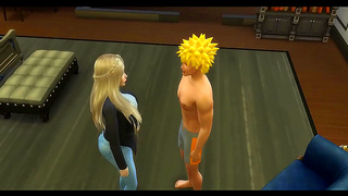 Sasuke Dominates Sakura While Naruto Teases Tsunade in Hot Anime Tryst
