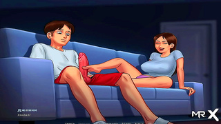 Teen Goddess Surrenders to Forbidden Lust in Hot Summer Anime Escape