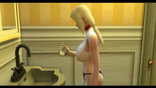Tsunade Seduces Naruto in Forbidden Passion Under Moonlit Skies