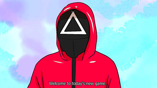 Masked Gamer Unleashes Hot Cumshot in Sultry Squid Game Fantasy
