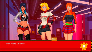 Blonde Vixen Tempts Cartoon Agent with Sizzling Blowjob in Naughty Espionage Clip