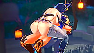 Passionate Genshin Showdown – Steamy Hentai Desires Ignite Under Moonlight