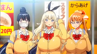 Busty Teens Collide in Steaming Hentai Romance with Creamy Payoff