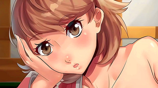 Seductive Anime Girls Tempt Santa in Naughty Xmas Delight