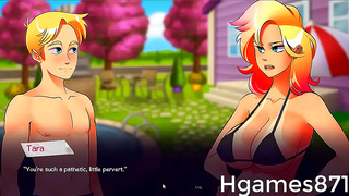 Dual Delight: Blue-Haired Futanari Tempts Lover in Hot Hentai Encounter