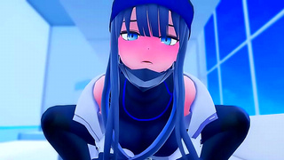 Steaming Hot 3D Anime Couple Gets Naughty with Big Tits Hard Cocks