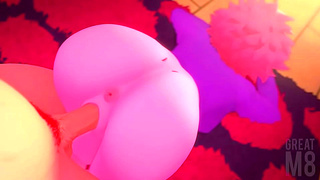 K.O. Tempts Wild Beast with Burning Desire, Taking Massive Cock Deep