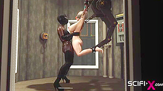 Submissive Beauty Gagged Teased by Mysterious Domme in Steamy Encounter