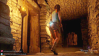 Tifa Binds Lara in Spellbinding Lust With Magic strapon Adventure