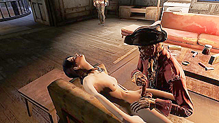 Hancock Surrenders to Shemale Trickys Throbbing Dick Post-Zombie Apoc – Fallout XXX