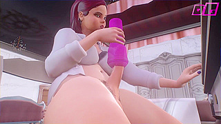 Busty Shemale Tempts Femboy Prince in Hot Forbidden Palace Encounter