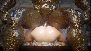 Kunoichi Captured by Orcs in Steamy Hentai Dungeon Encounter