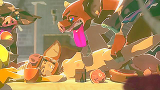 Zelda Surrenders to Lustful Bokoblins in Dark Cavern Fantasy Adventure