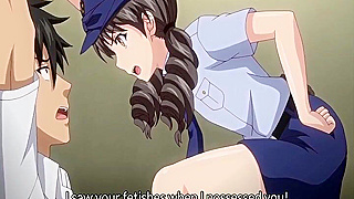 Tiny Officer Pleads for Big Dick in Hot Hentai Action