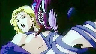 Blonde Goddess Surrenders to Demons Fiery Embrace in Wild Hentai Lust