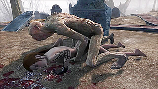 Ghoul Claims Innocent Teen in Dark Fallout Graveyard Tryst