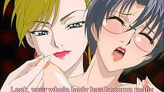 Busty MILF Neighbors Moan Tease Each Other in Horny Hentai Fantasy