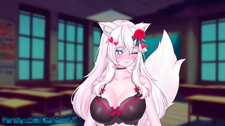 Anya Drenched in Desire Takes Cock While Swimming in Horny Hentai Fun