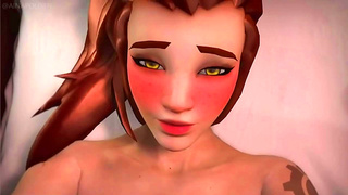 Hinata Takes Charge Riding Her Cute Bishnen Lover in Hot Hentai Action