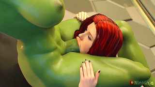 Sultry Anime Goddess Rides Hard Dick in Wild Oral Pound Fest