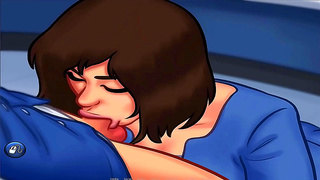Stepsisters Seductive Blowjob Tease Ignites Steamy Encounter with Star Striker