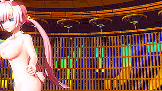 Luka Megurine Shines in Busty Bunny Adventure – Sultry Hentai Encounter