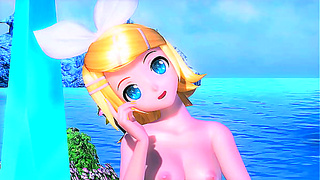 Rin Kagami Embraces Taboo Desires in Dazzling Hatsune Miku Fantasyscape